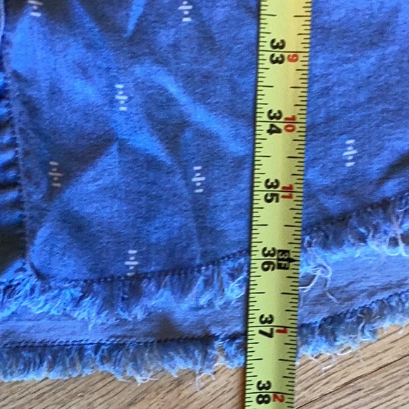 Thread+Supply lyocell blue chambray cap sleeve button front tunic dress size L - Picture 10 of 12